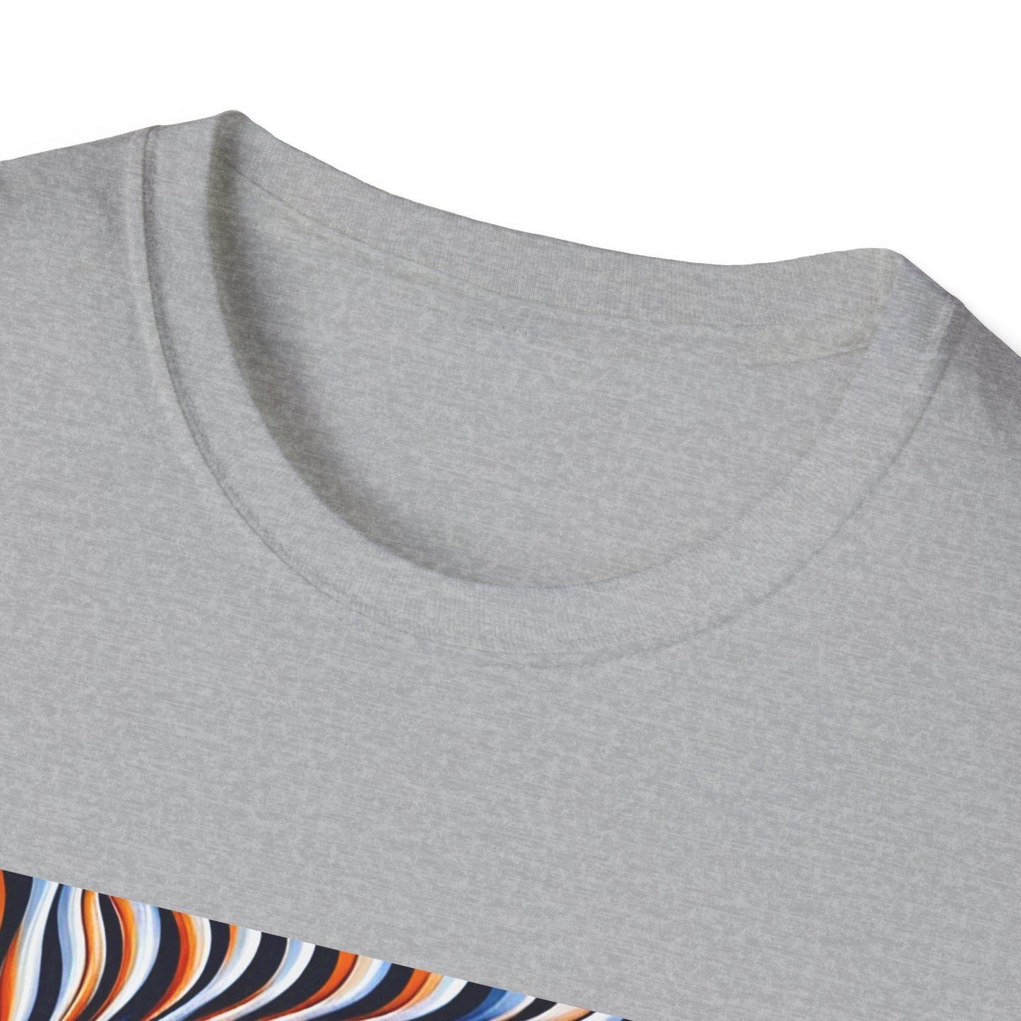 Sweet Swirl: Dive Into the Orange Illusion T-Shirt