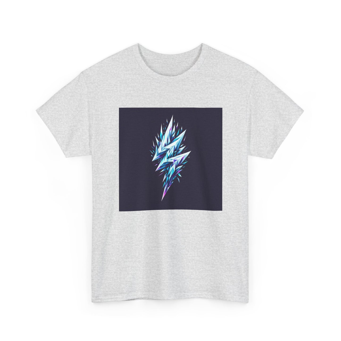 Shattered Thunder: Geometric Bolt Tee T-Shirt