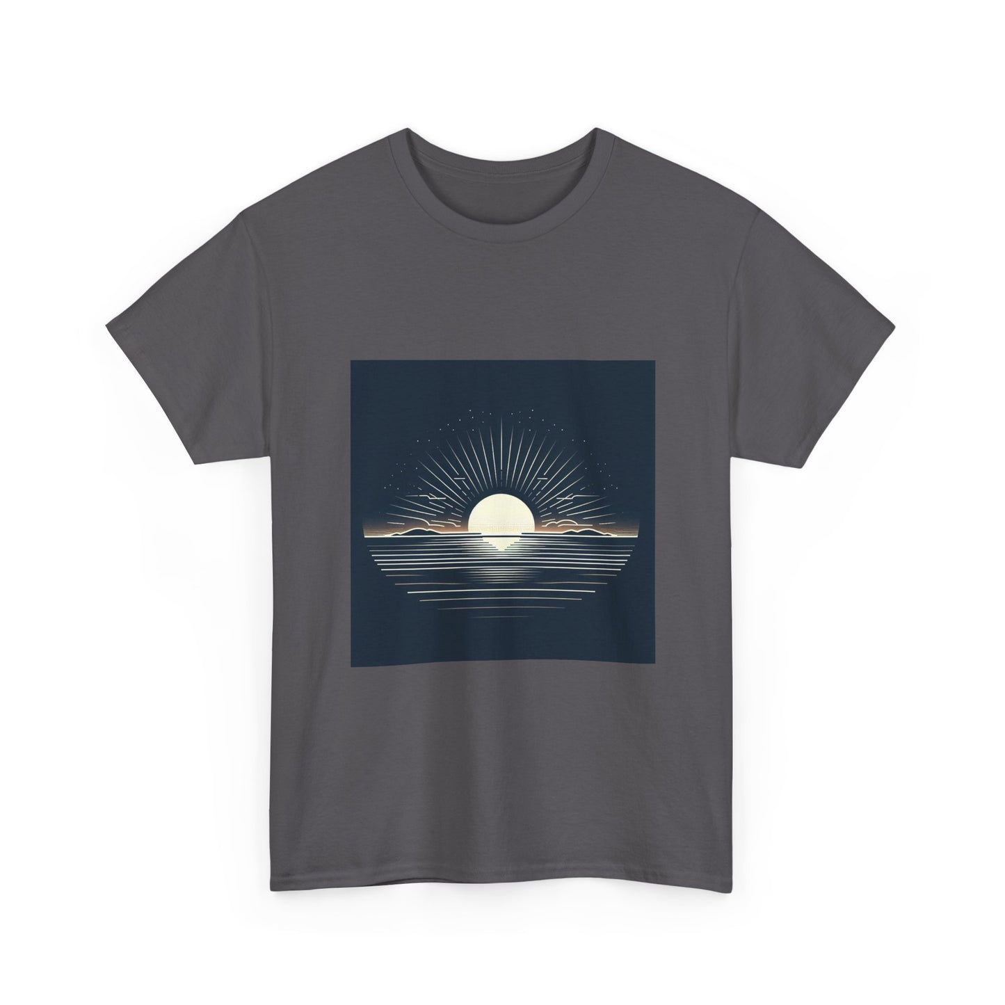 Rise and Shine: Horizon's Bold Vector Dawn T-Shirt