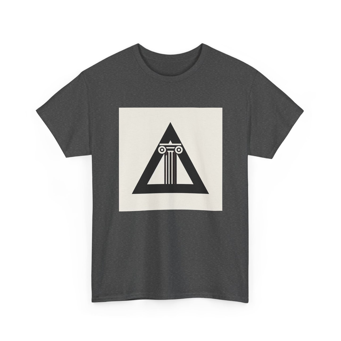 Timeless Pillars: Ancient Strength in Modern Frames T-Shirt