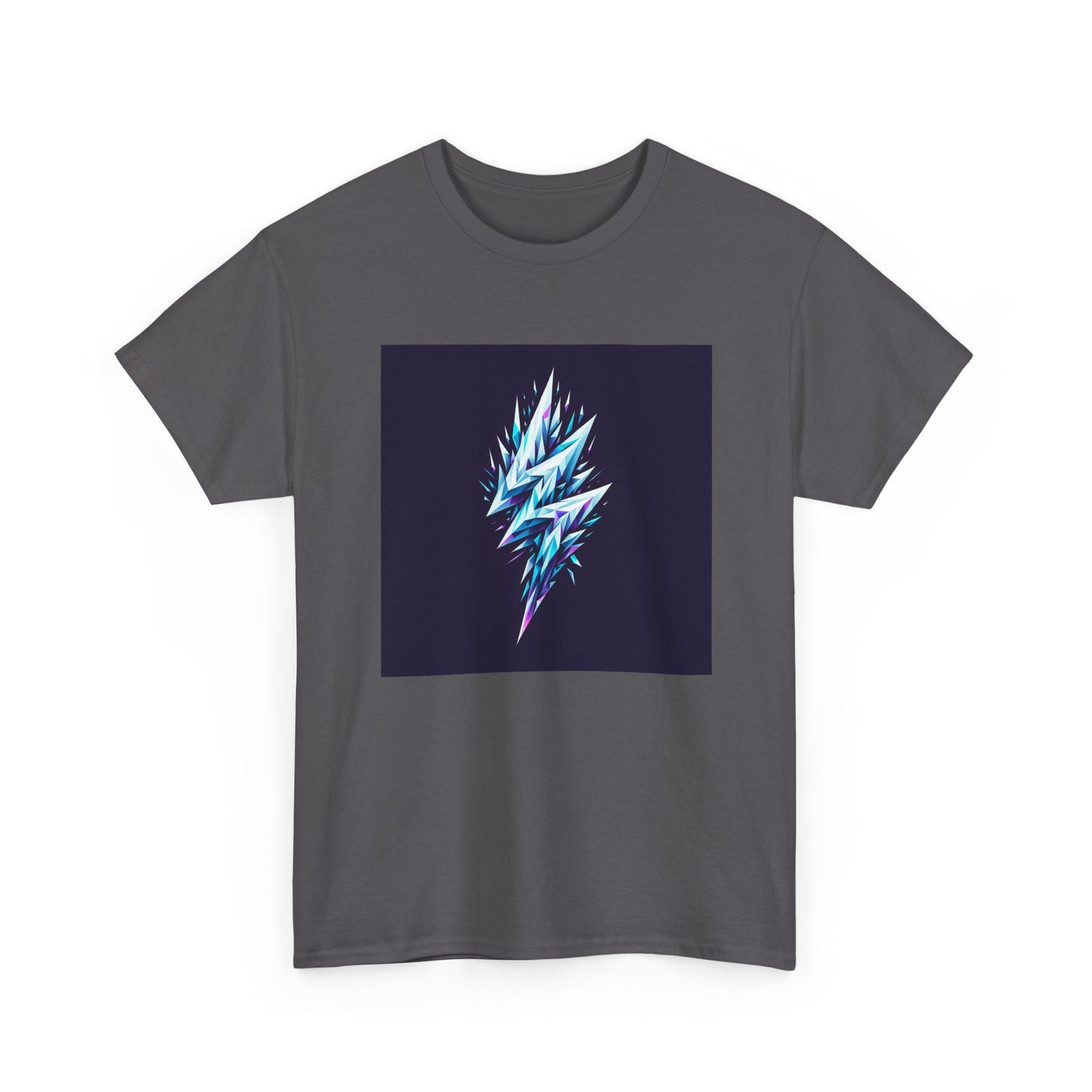 Shattered Thunder: Geometric Bolt Tee T-Shirt