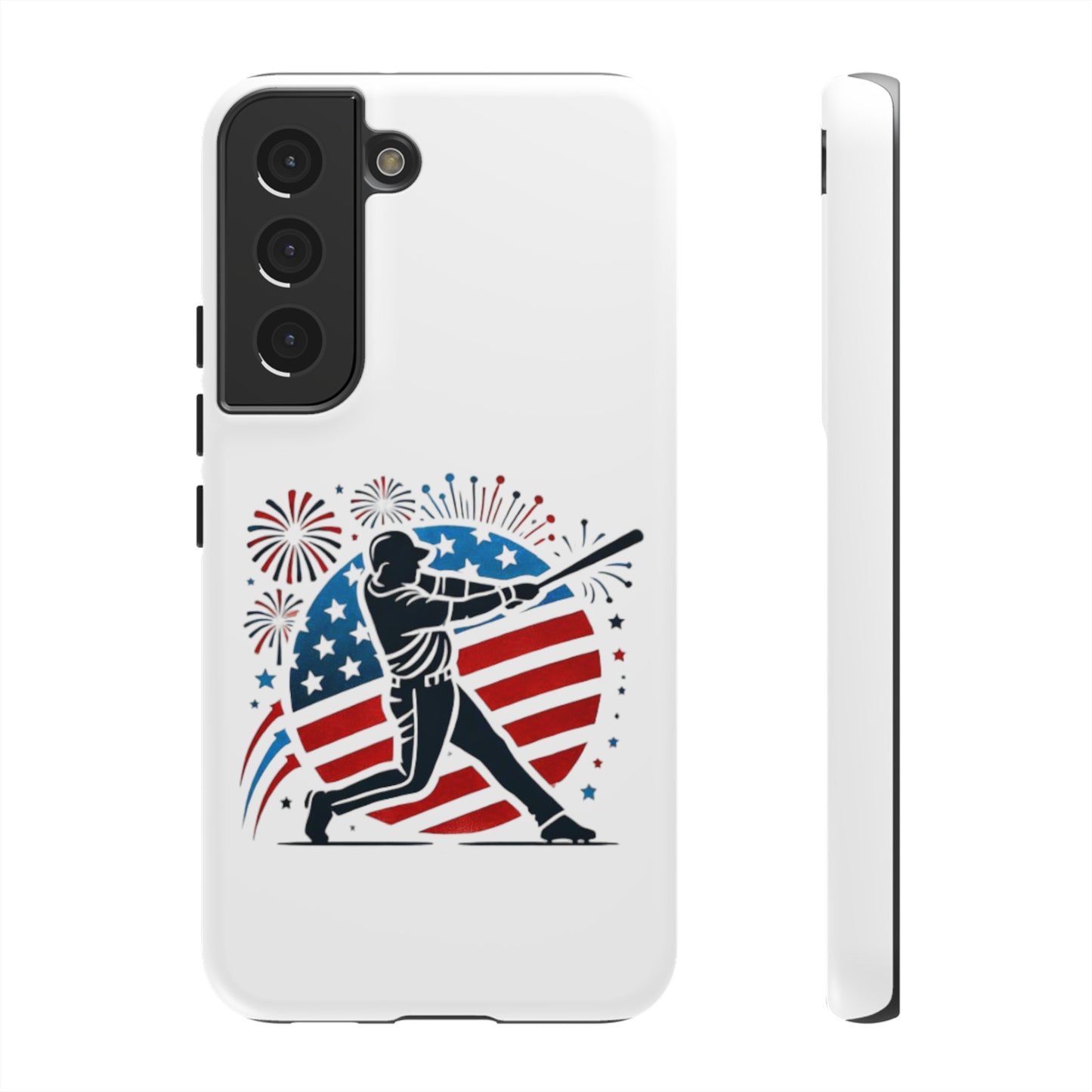 July 4th Baseball design Tough Cases