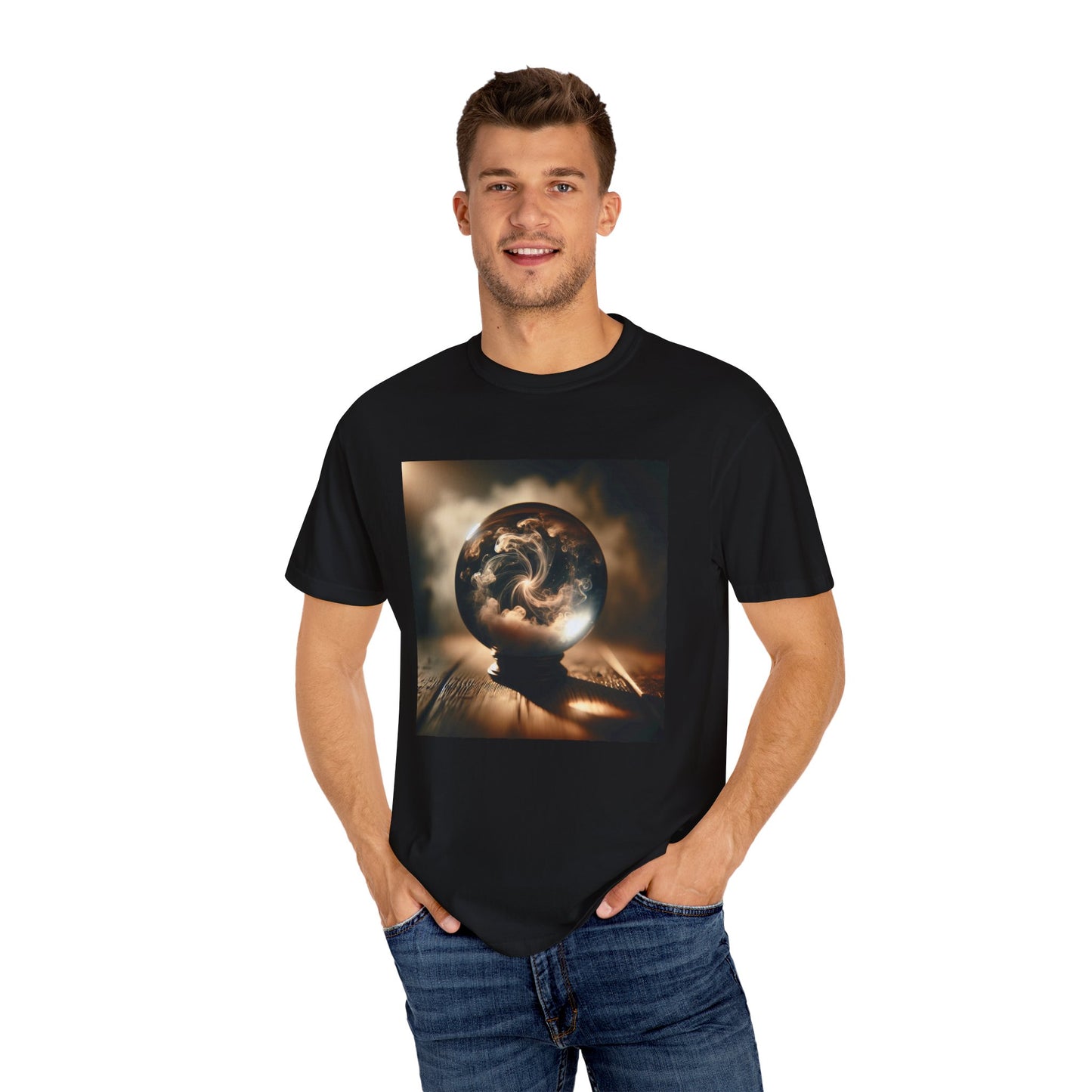 Enchanted Glimpse: Mystical Visions Swirling Within T-Shirt
