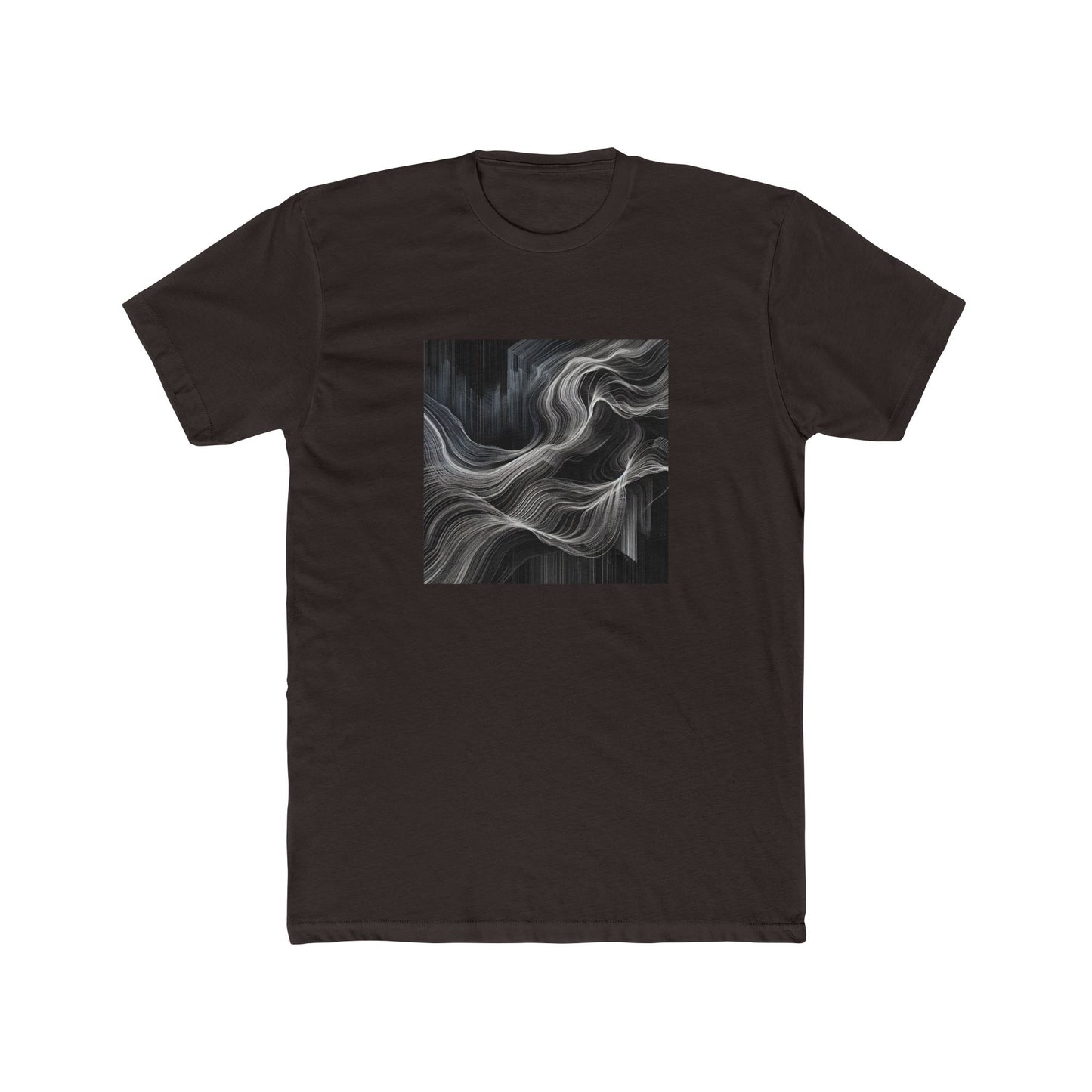 Flow Unleashed: Dynamic Line Art in Motion T-Shirt