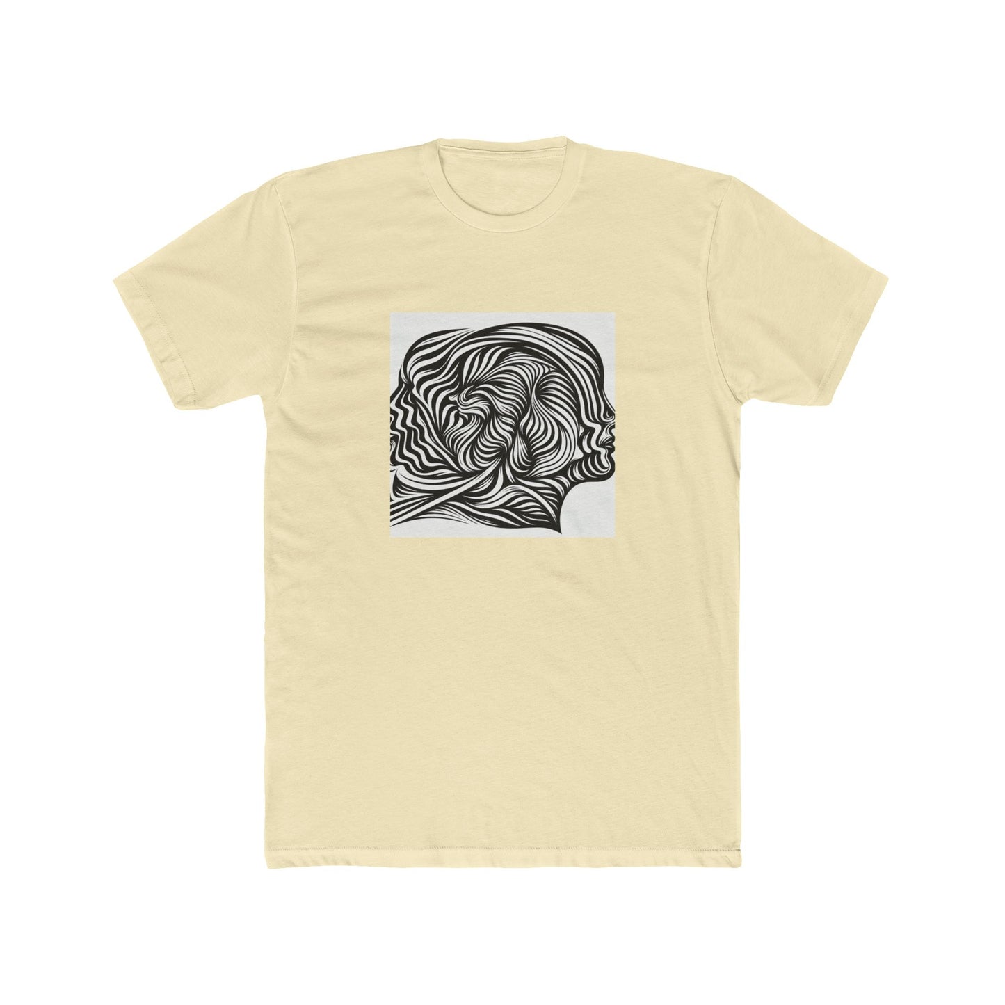 Lines in Motion: Illusionary Stripes T-Shirt Design T-Shirt