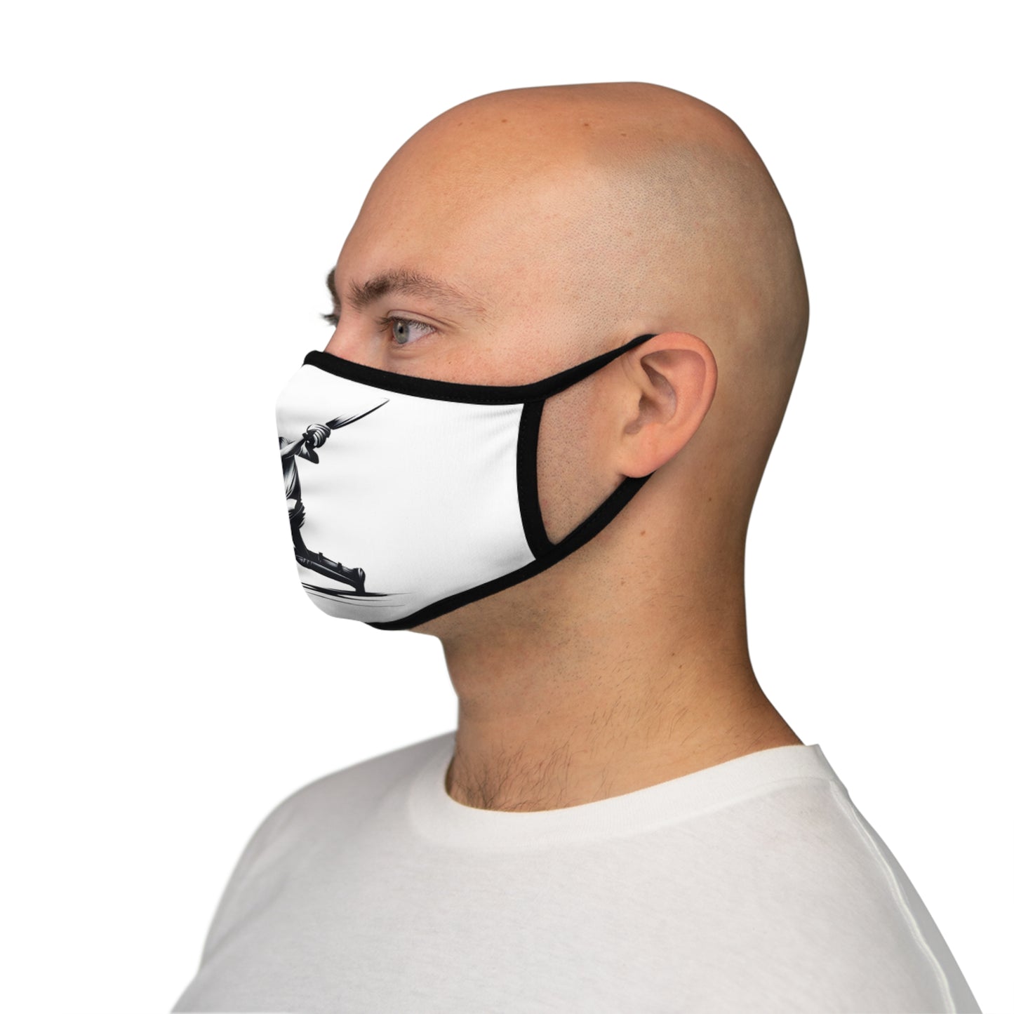 Cricket Design [Fitted Polyester Face Mask]