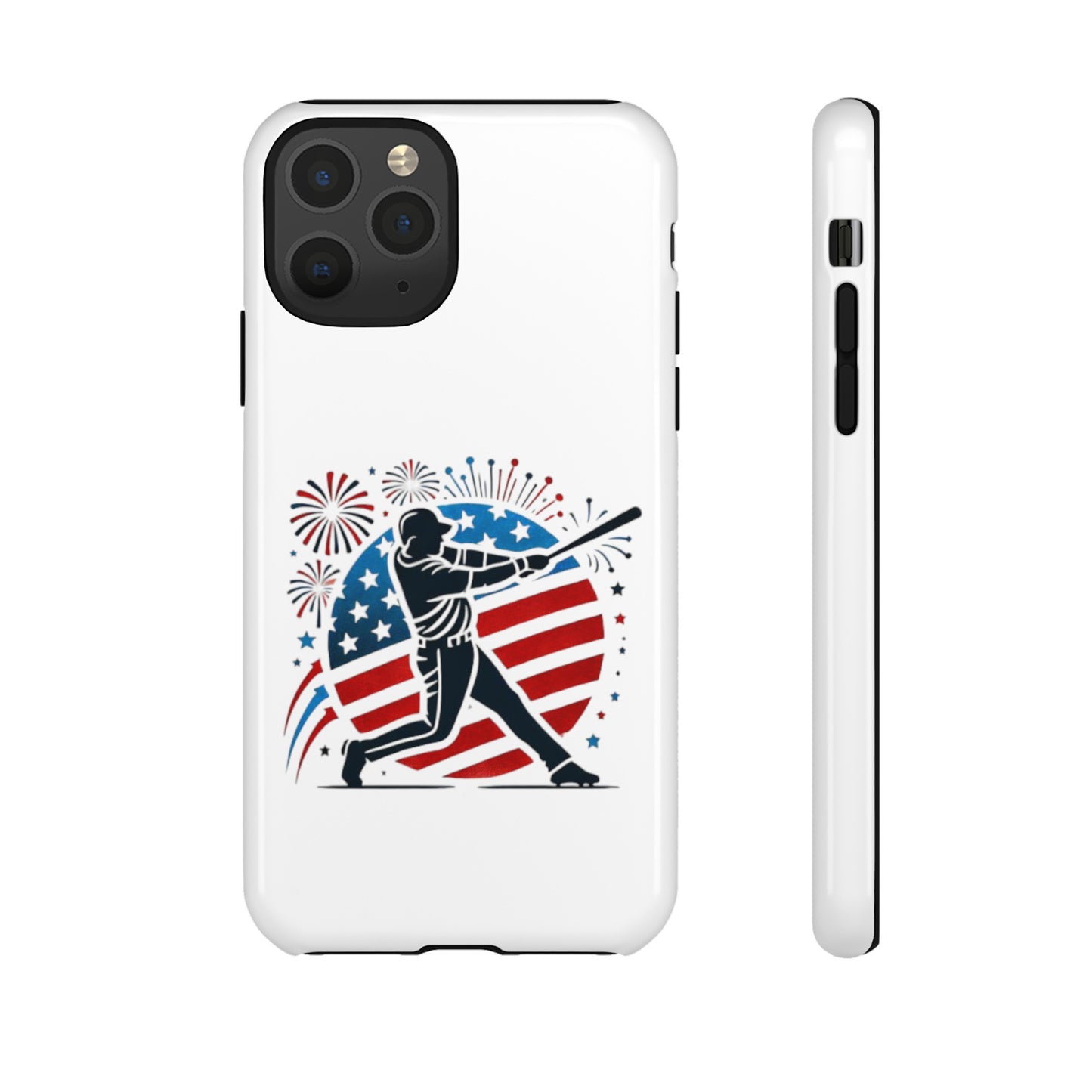 July 4th Baseball design Tough Cases