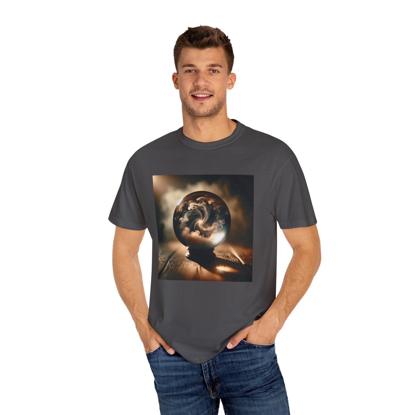 Enchanted Glimpse: Mystical Visions Swirling Within T-Shirt