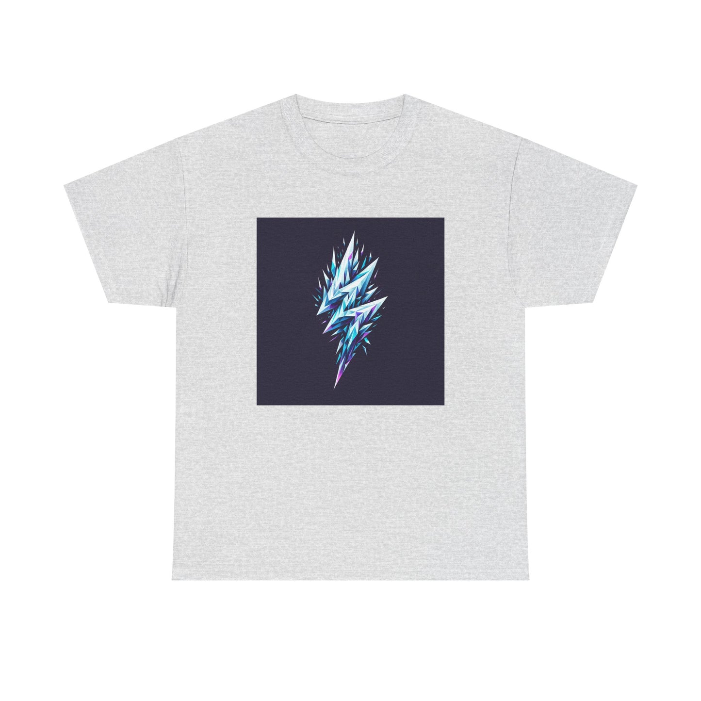 Shattered Thunder: Geometric Bolt Tee T-Shirt