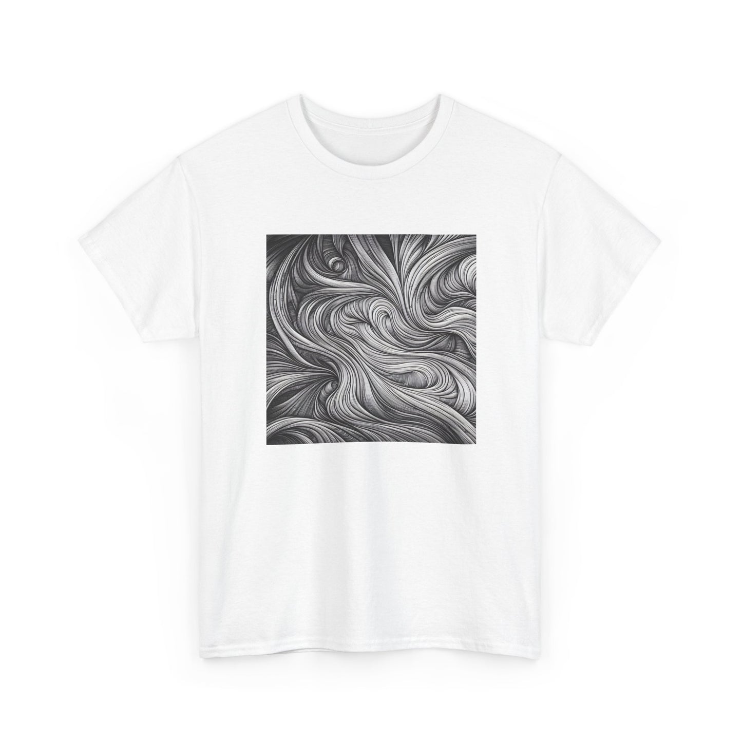 Flowing Lines: Art in Motion, Worn with Style T-Shirt