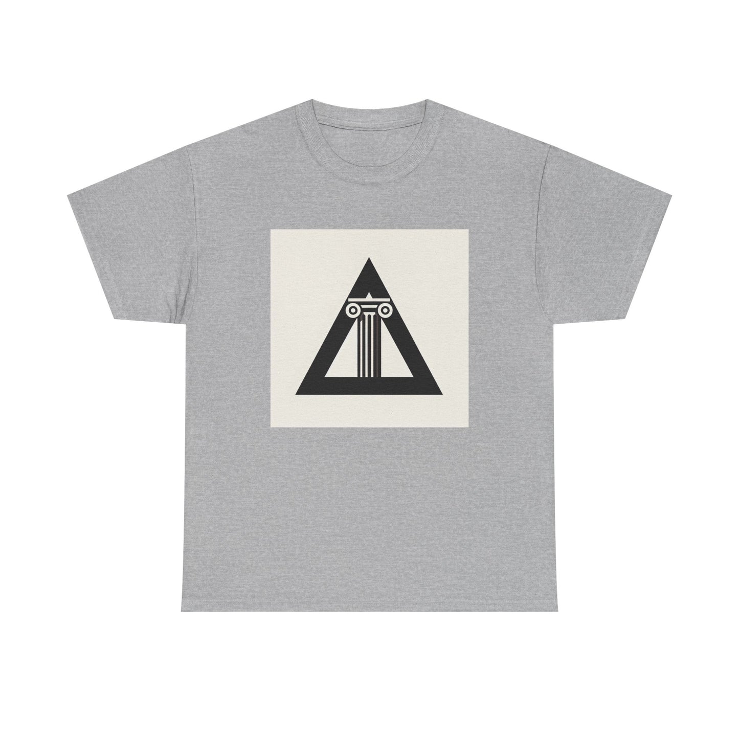 Timeless Pillars: Ancient Strength in Modern Frames T-Shirt