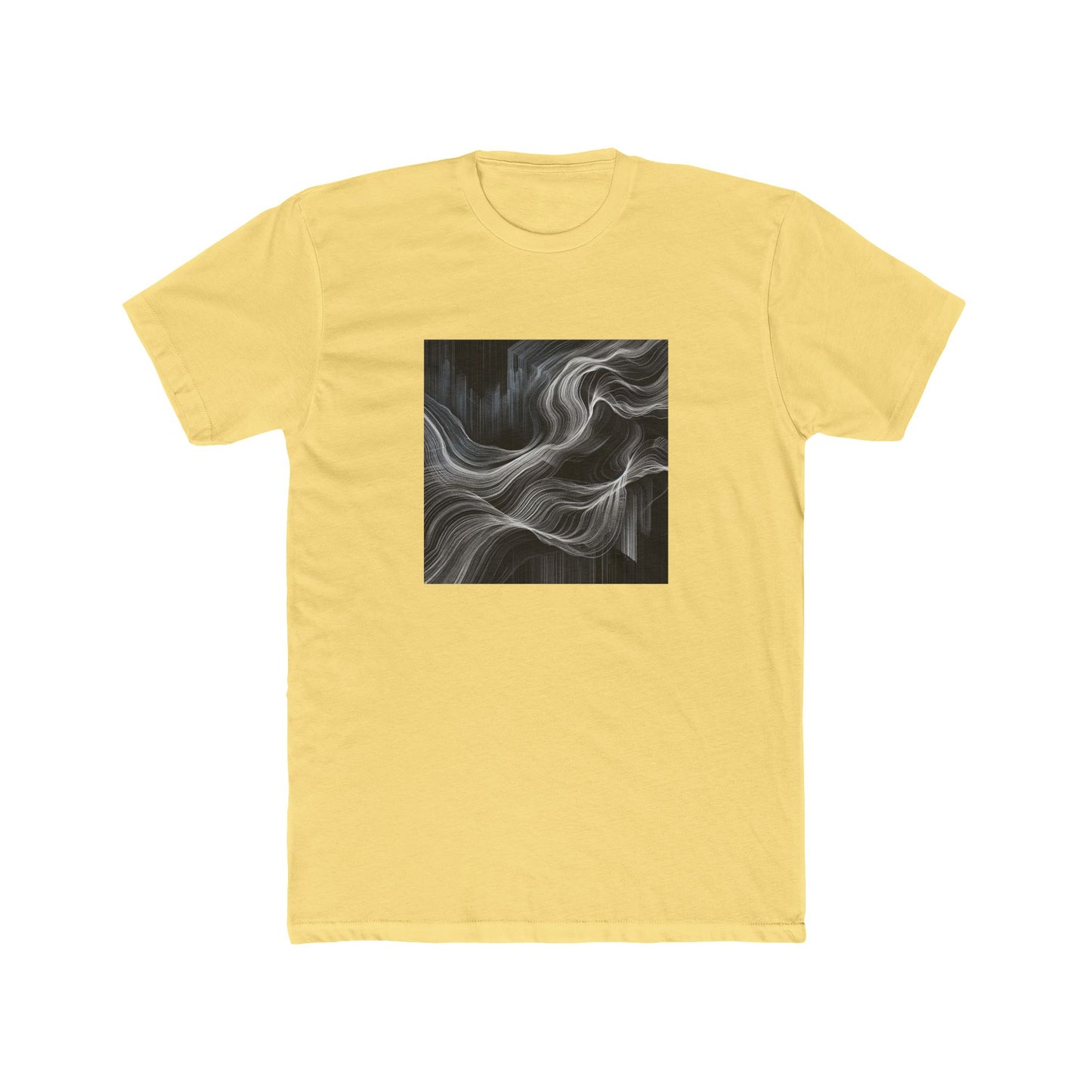 Flow Unleashed: Dynamic Line Art in Motion T-Shirt