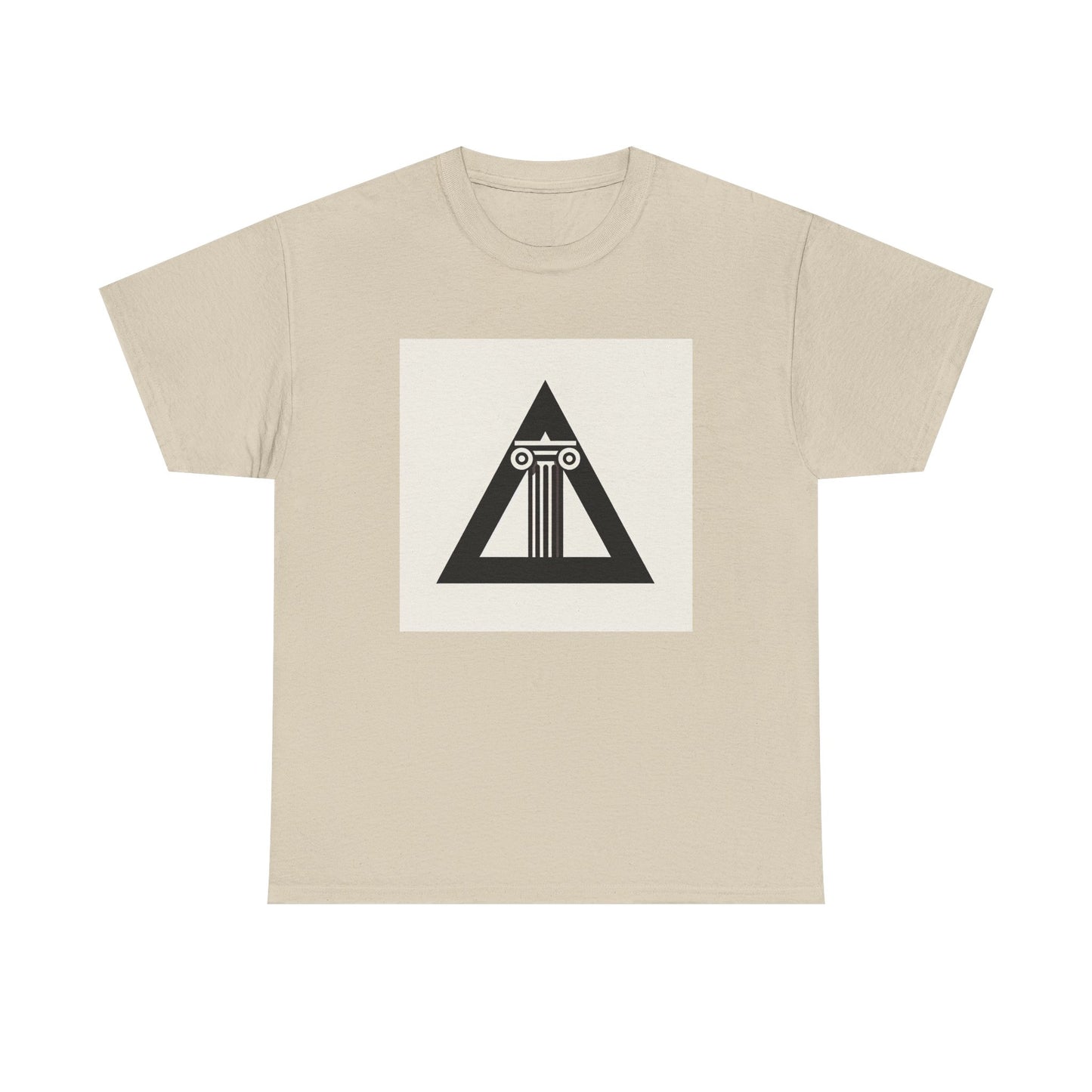 Timeless Pillars: Ancient Strength in Modern Frames T-Shirt