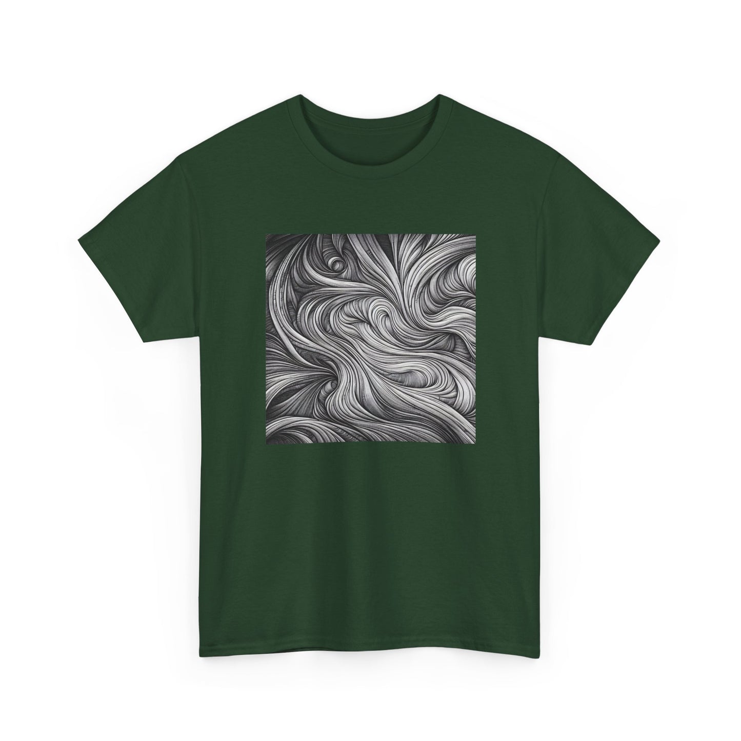 Flowing Lines: Art in Motion, Worn with Style T-Shirt