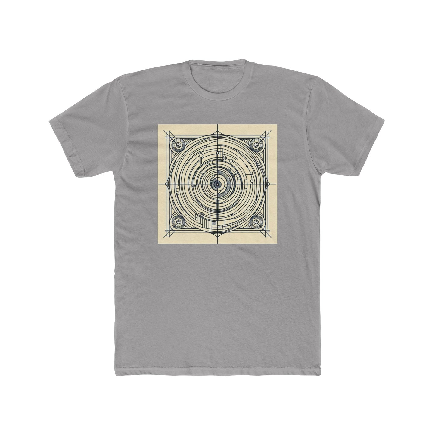 Spiral Symmetry: Geometry's Twirl on Your Tee T-Shirt