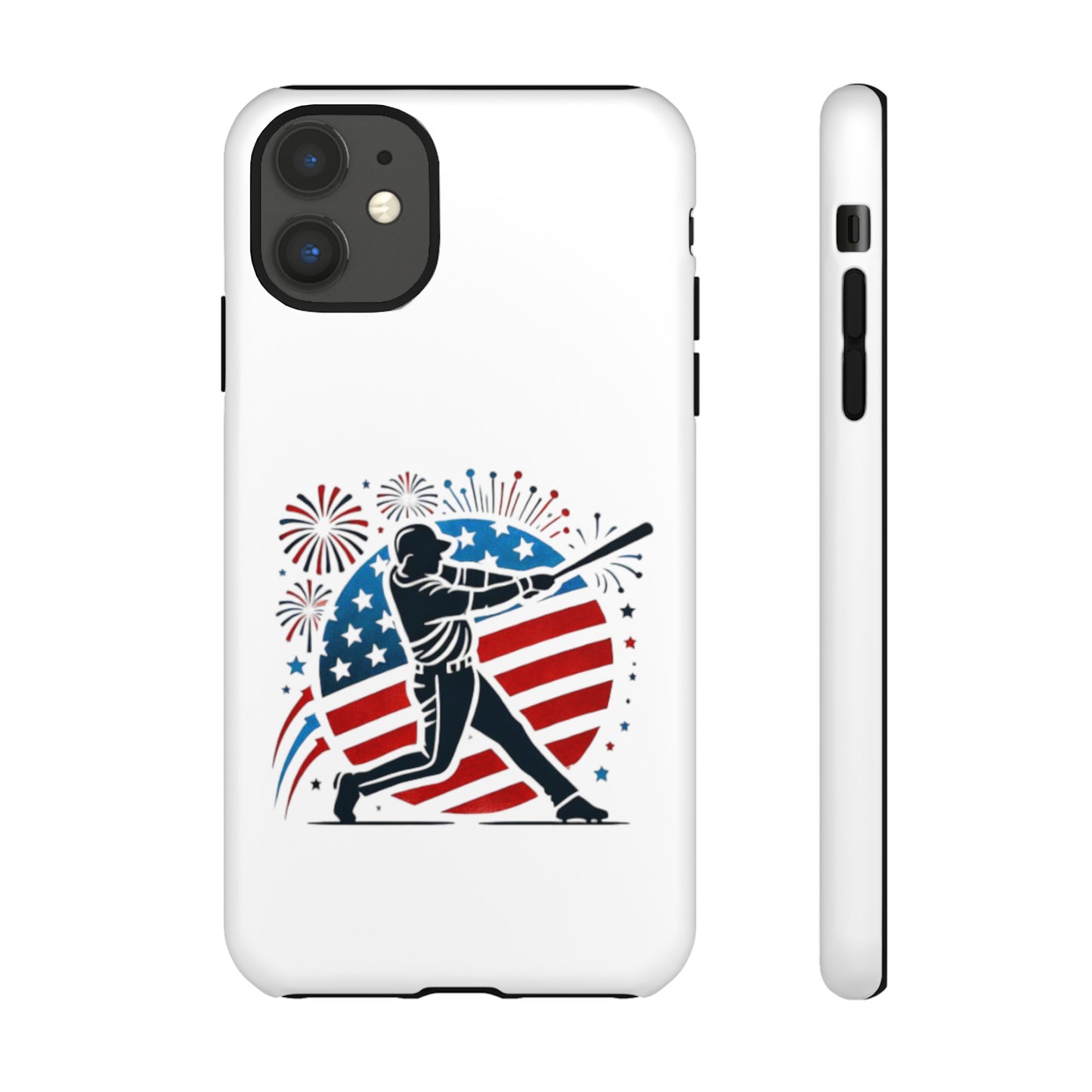 July 4th Baseball design Tough Cases