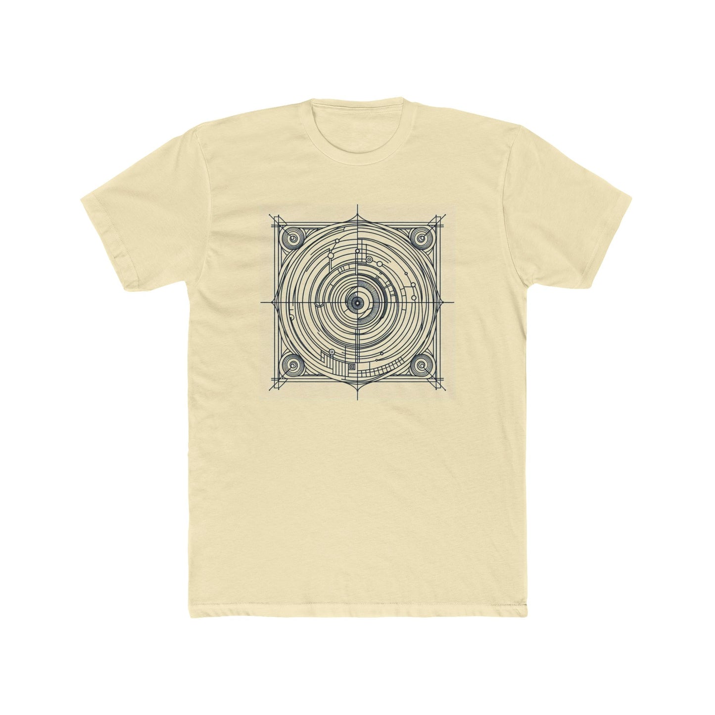 Spiral Symmetry: Geometry's Twirl on Your Tee T-Shirt