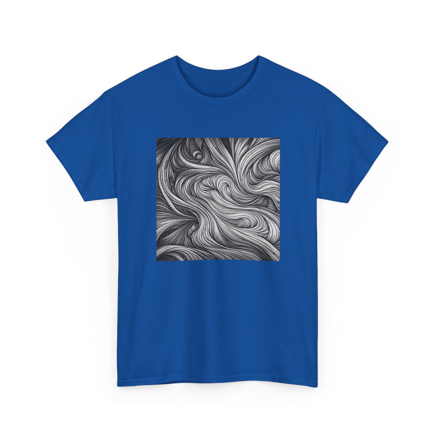 Flowing Lines: Art in Motion, Worn with Style T-Shirt