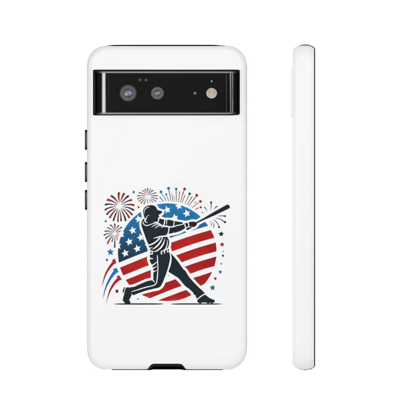 July 4th Baseball design Tough Cases