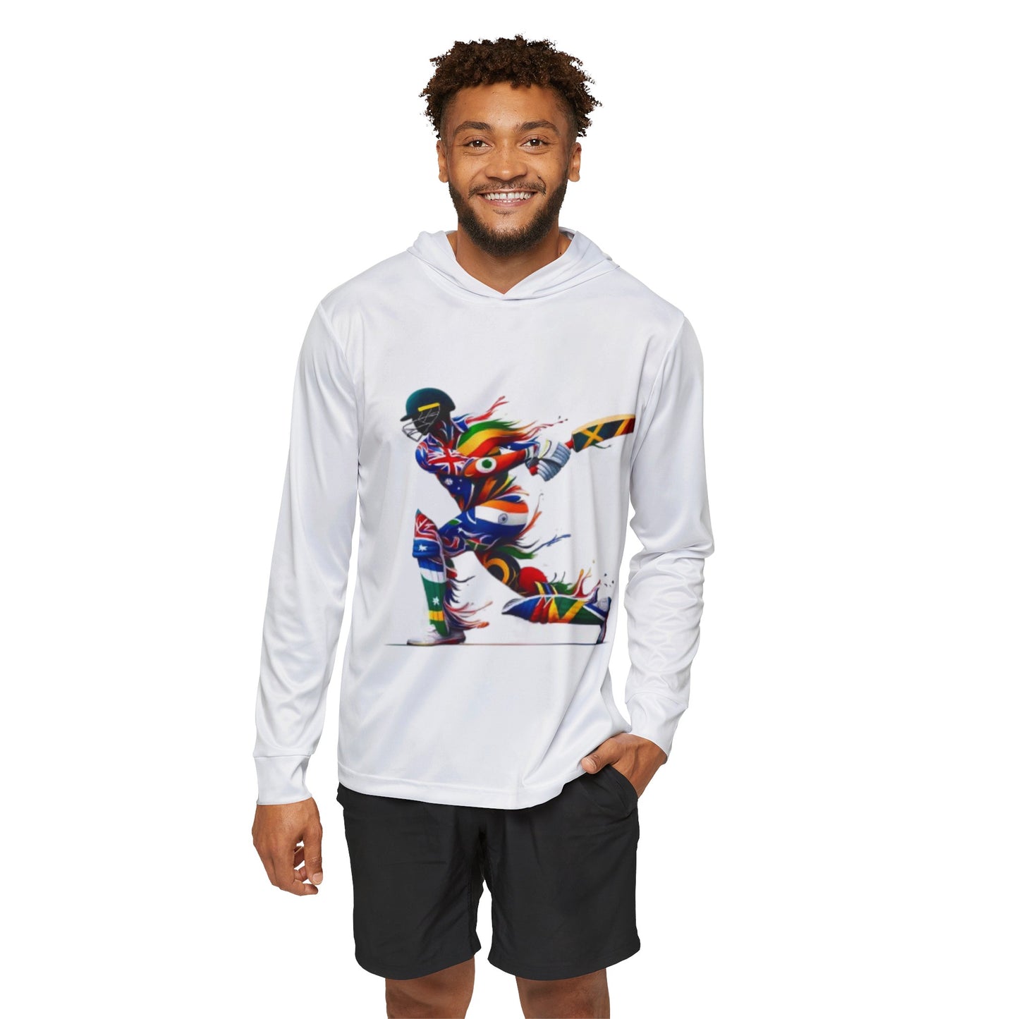 Cricket Design [Men's Sports Warmup Hoodie (AOP)]