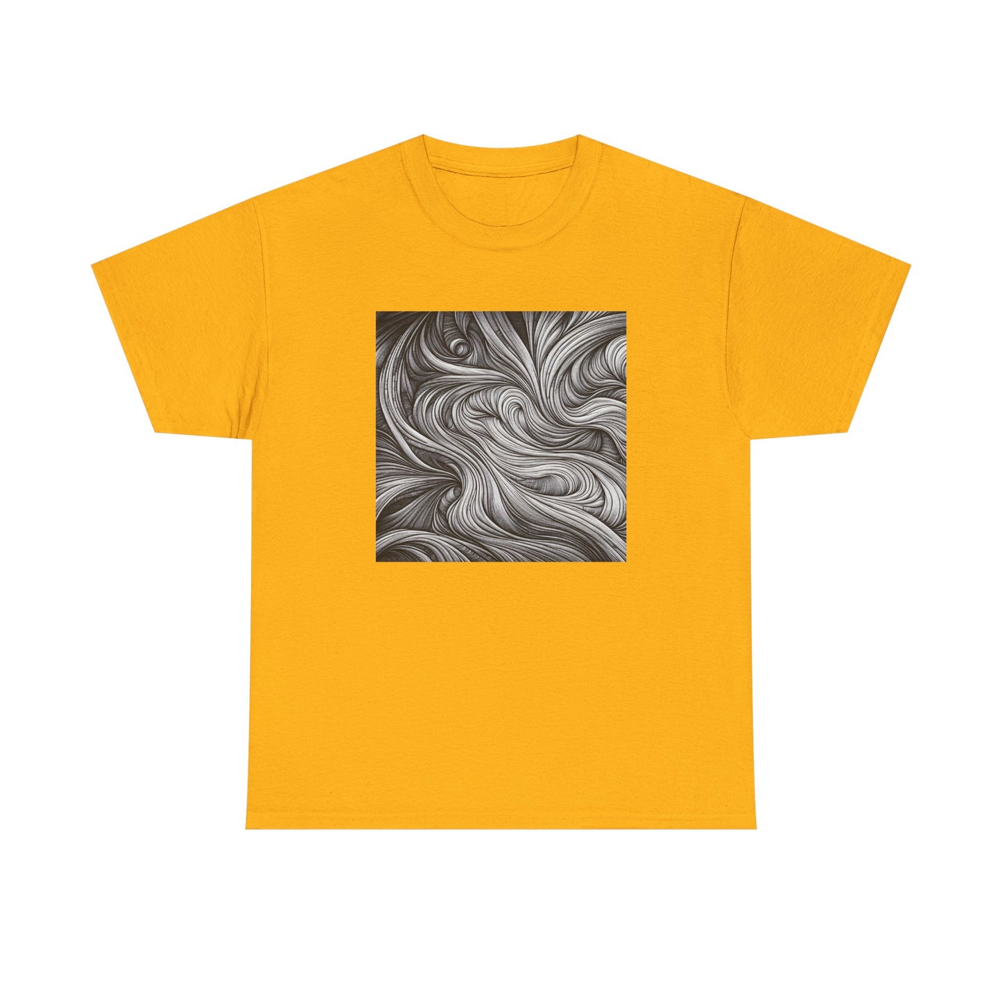 Flowing Lines: Art in Motion, Worn with Style T-Shirt