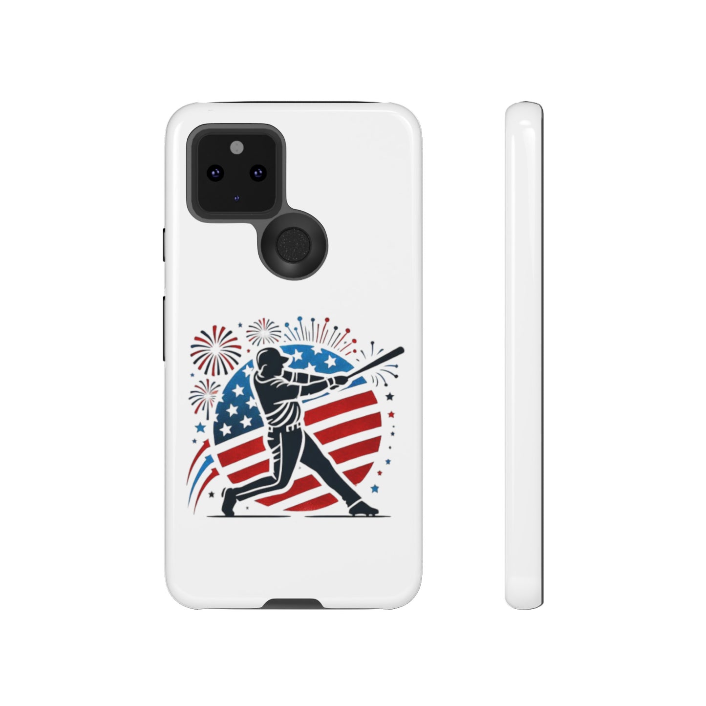 July 4th Baseball design Tough Cases