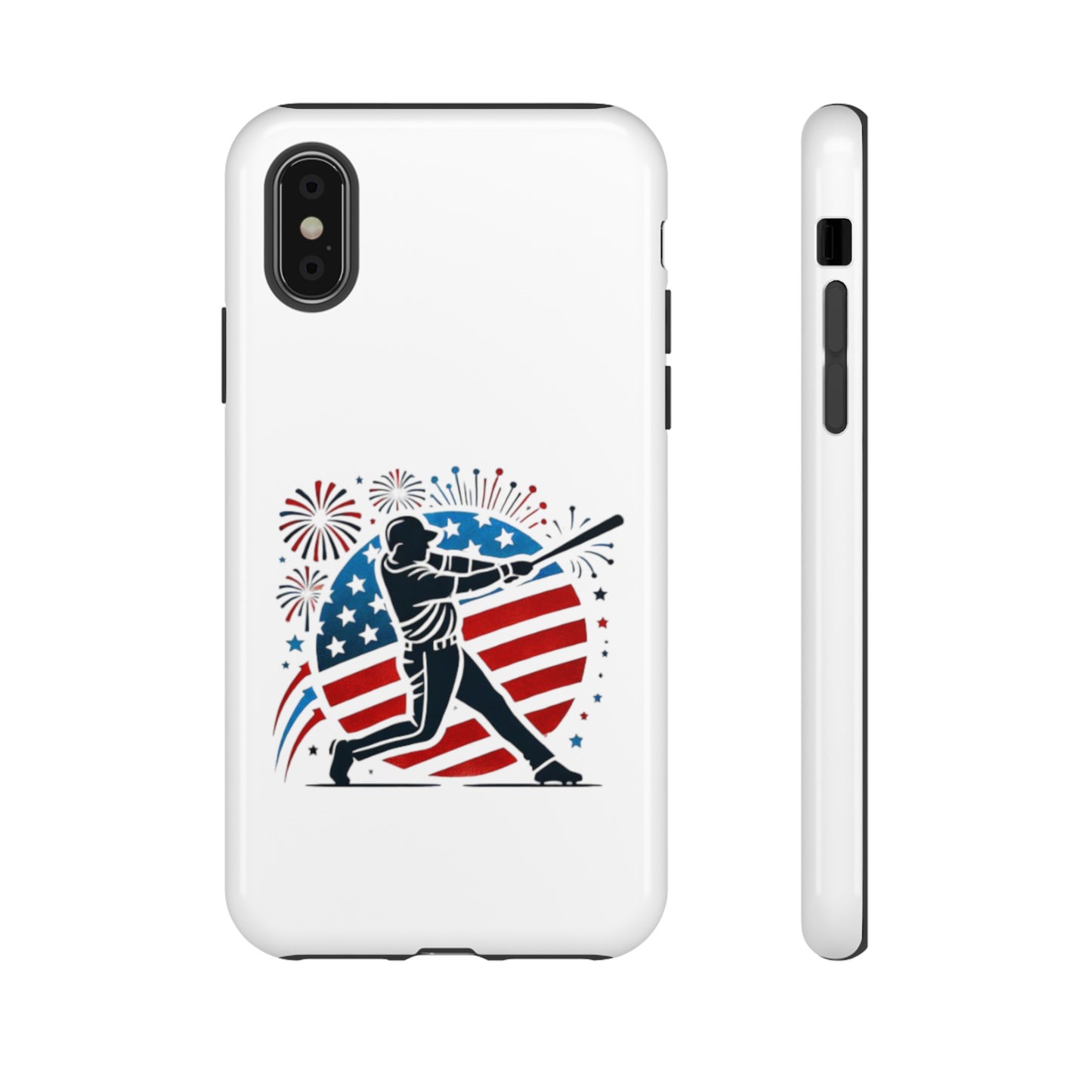 July 4th Baseball design Tough Cases