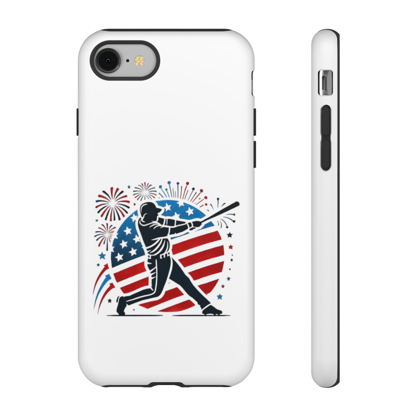 July 4th Baseball design Tough Cases