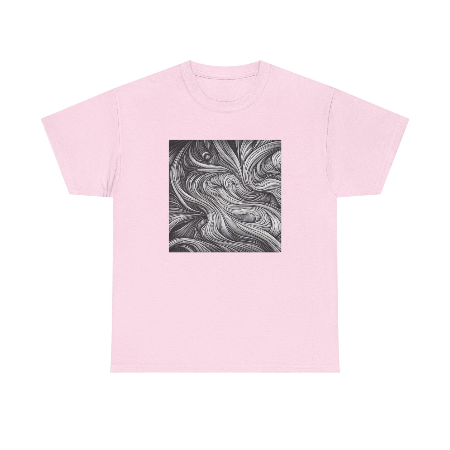 Flowing Lines: Art in Motion, Worn with Style T-Shirt