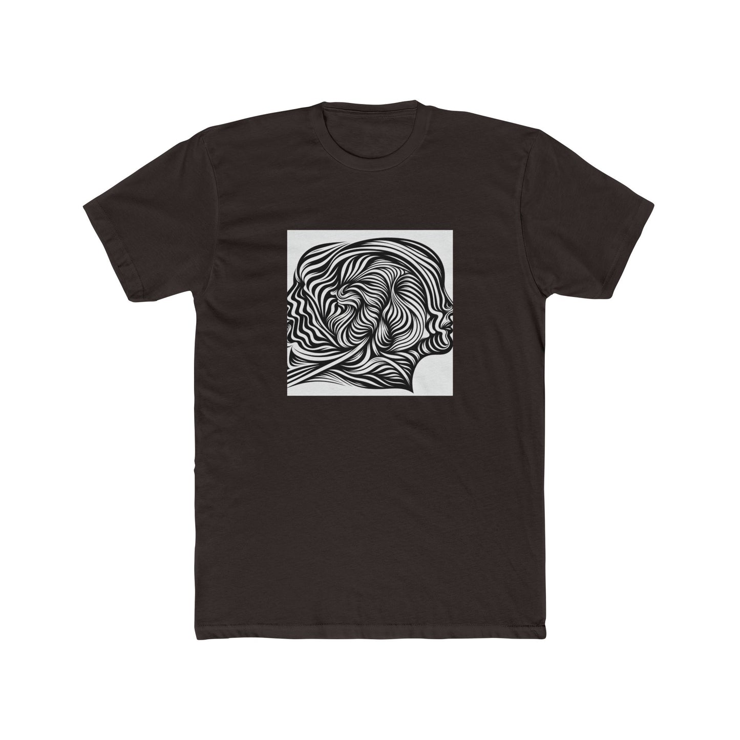 Lines in Motion: Illusionary Stripes T-Shirt Design T-Shirt