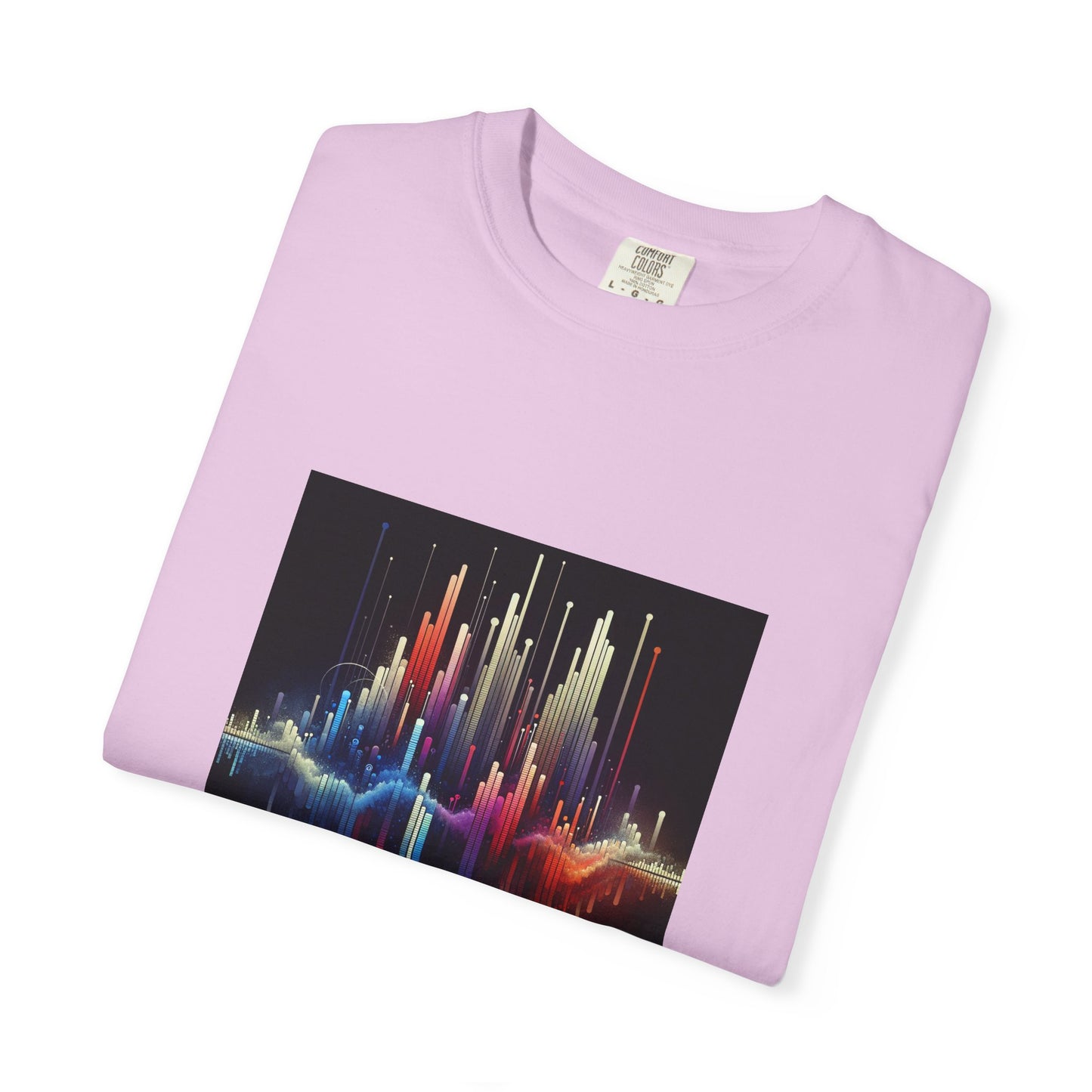 Symphonic Waves: Wearable Equalizer Art in Motion T-Shirt