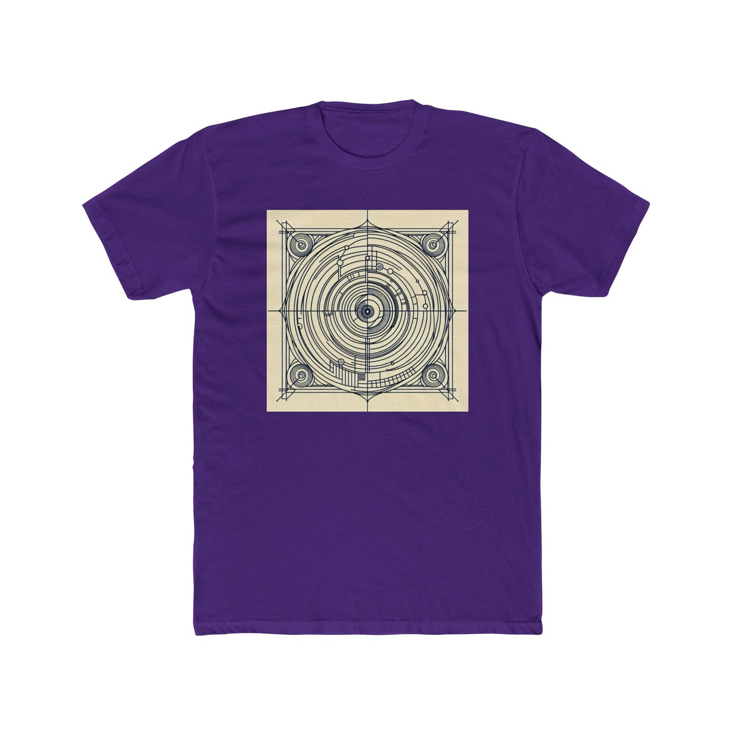 Spiral Symmetry: Geometry's Twirl on Your Tee T-Shirt