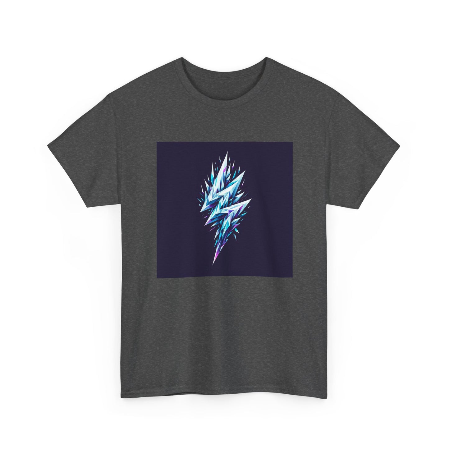 Shattered Thunder: Geometric Bolt Tee T-Shirt