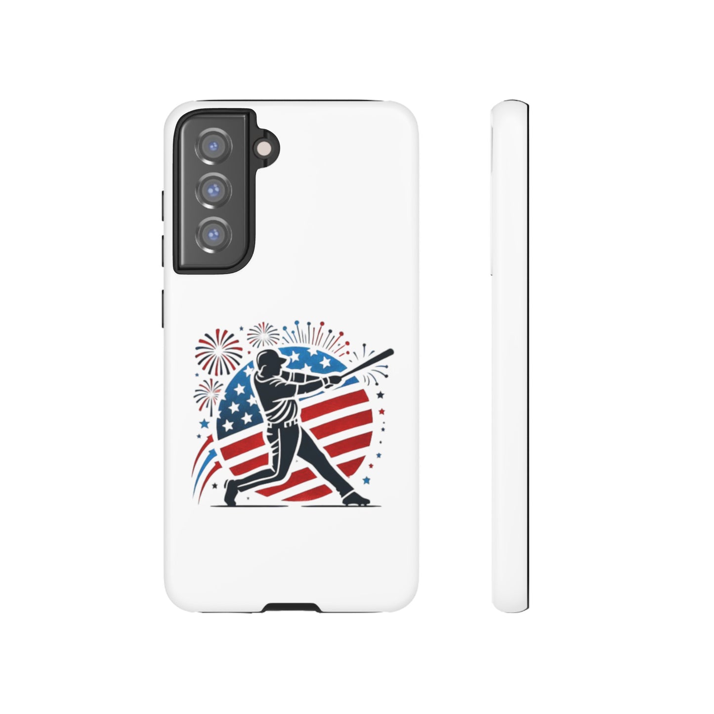 July 4th Baseball design Tough Cases