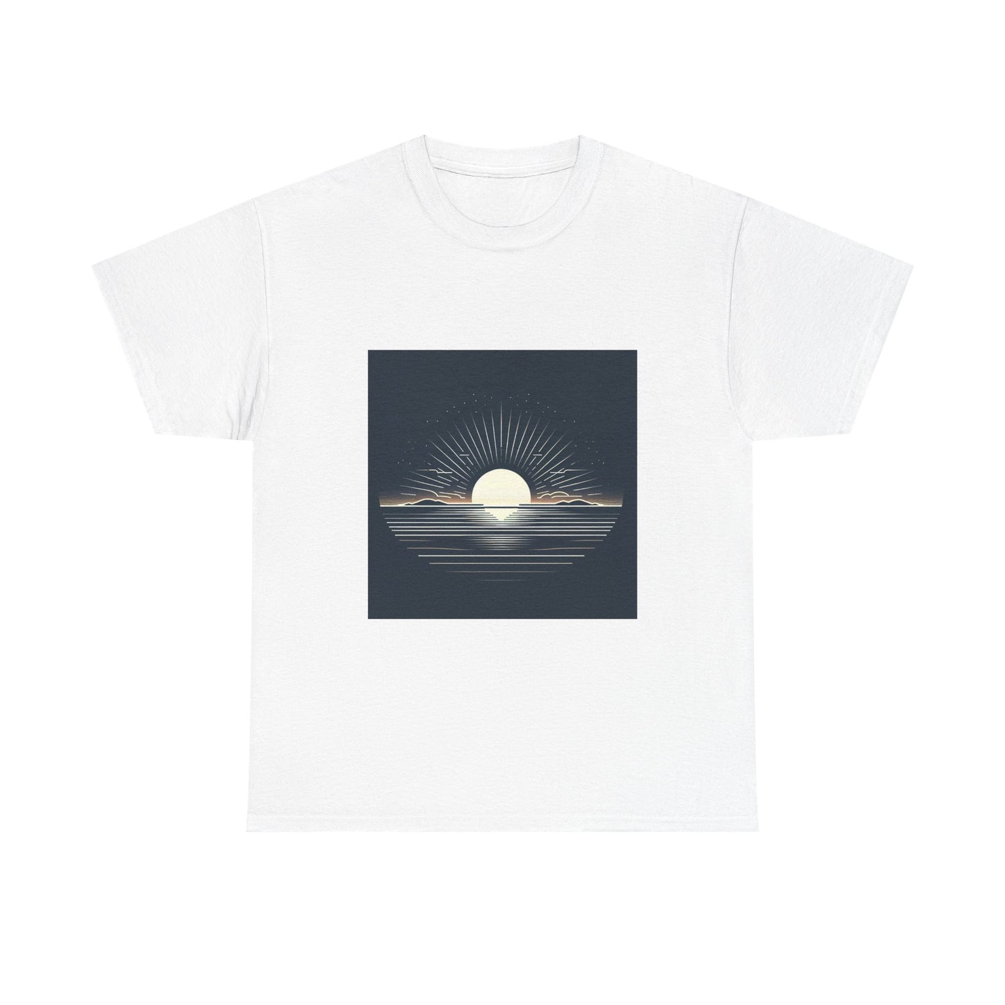 Rise and Shine: Horizon's Bold Vector Dawn T-Shirt