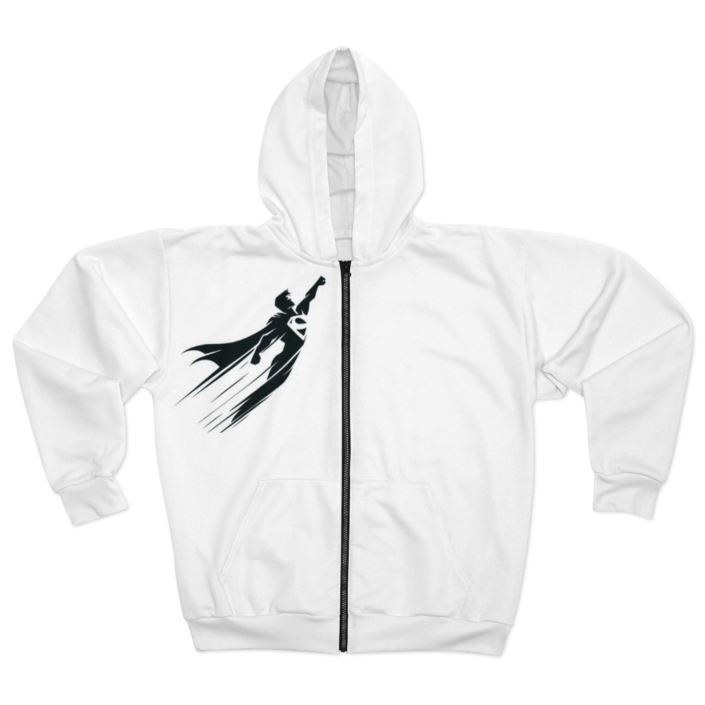 Super hero design [Unisex Zip Hoodie (AOP)]