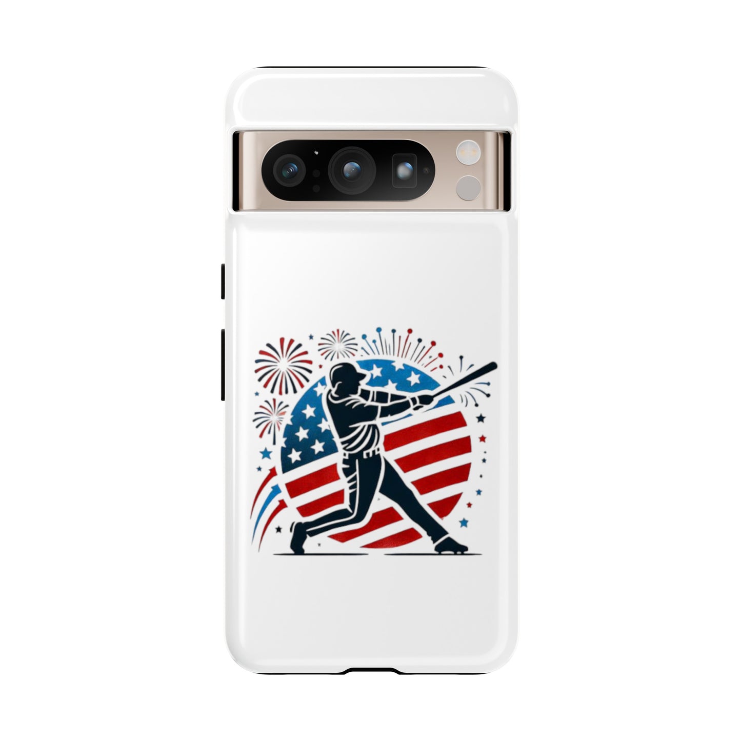 July 4th Baseball design Tough Cases
