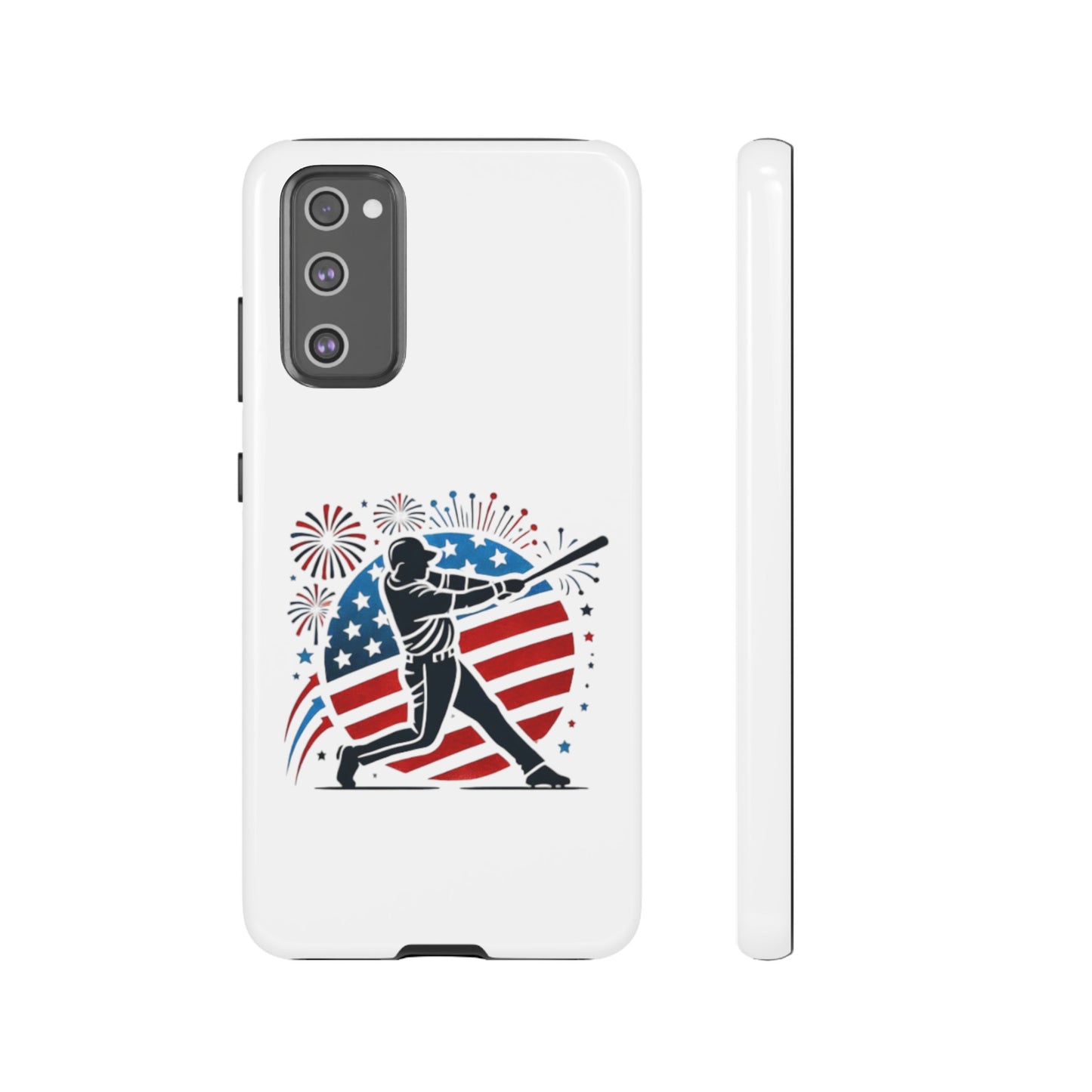 July 4th Baseball design Tough Cases