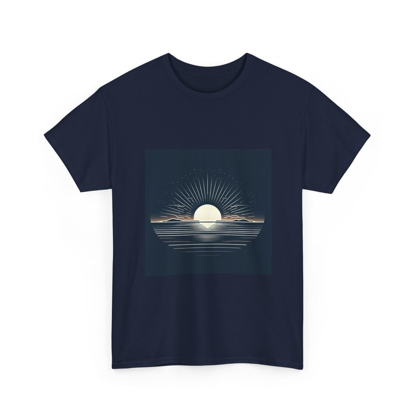 Rise and Shine: Horizon's Bold Vector Dawn T-Shirt