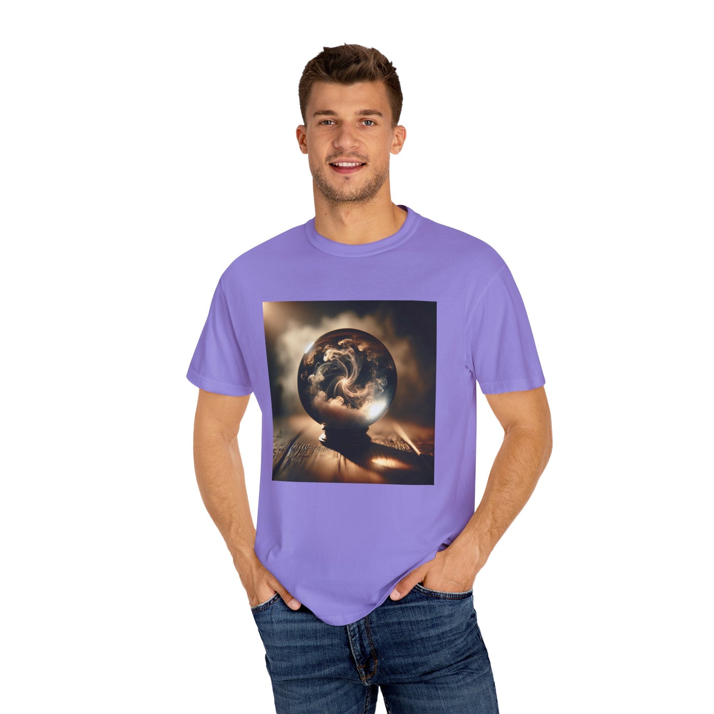 Enchanted Glimpse: Mystical Visions Swirling Within T-Shirt