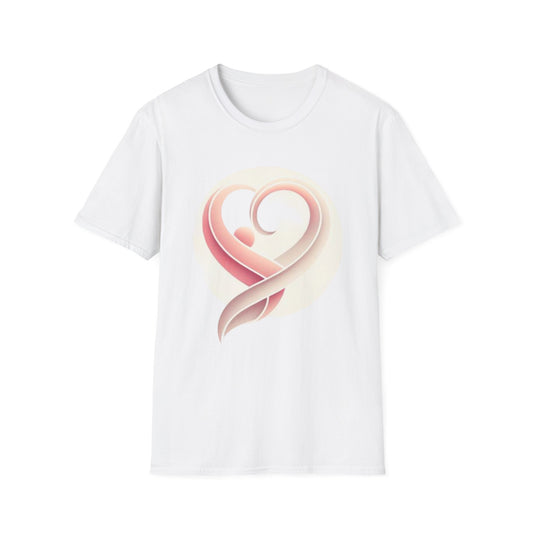 Artistic Heart Shape Design [Unisex Softstyle T-Shirt]