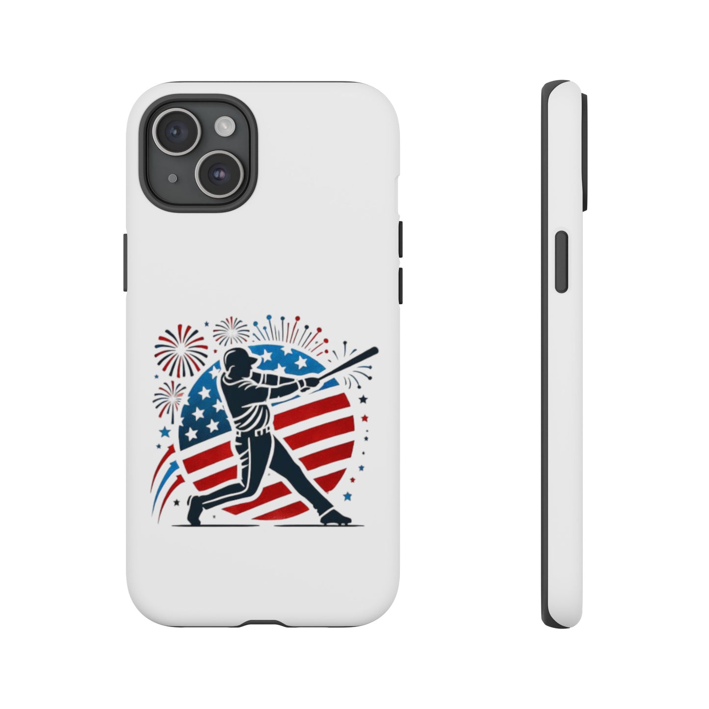 July 4th Baseball design Tough Cases