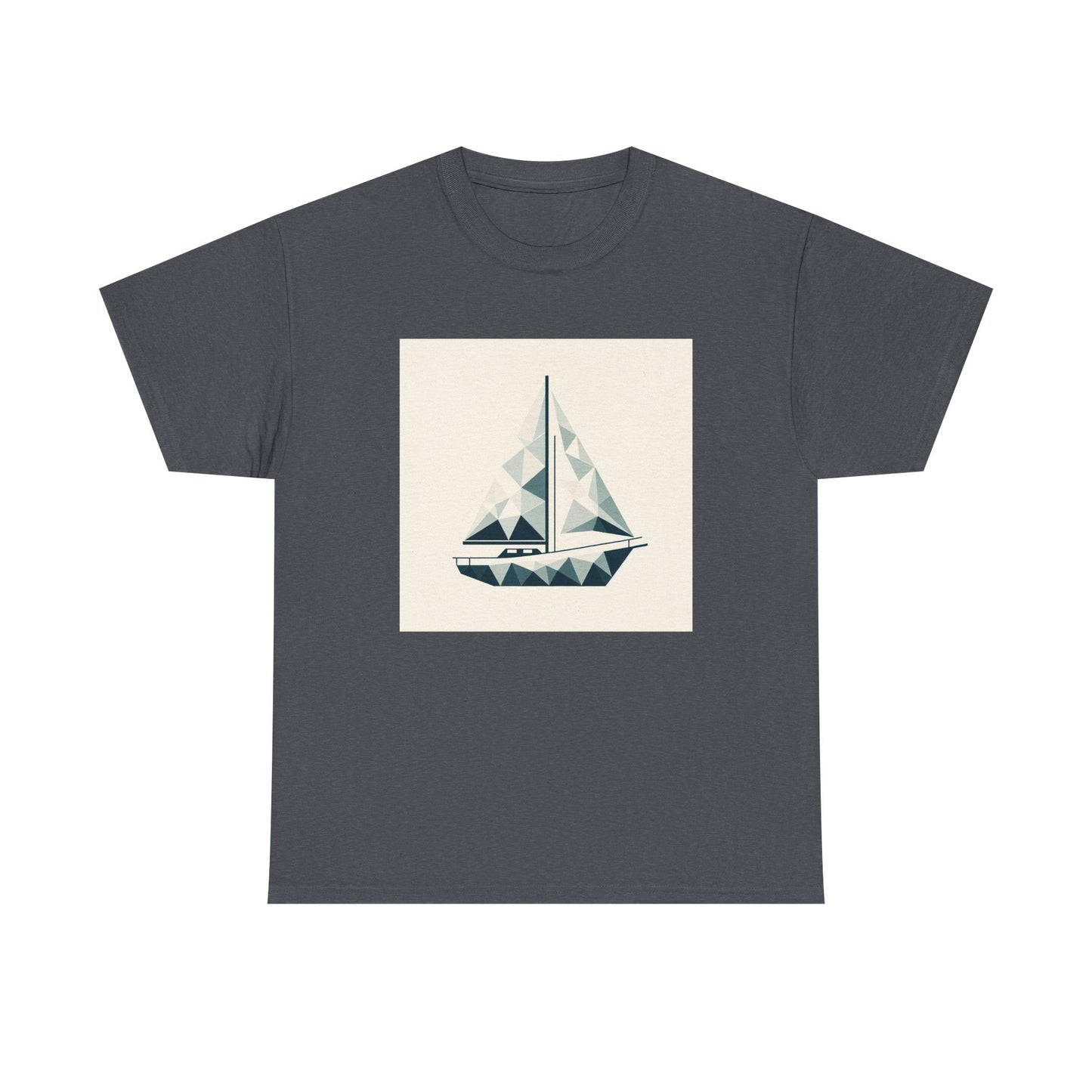 Sailing in Simplicity: Triangle Voyage Tee T-Shirt