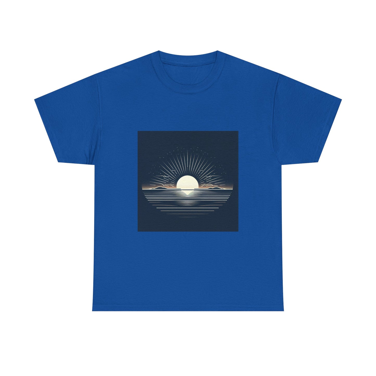 Rise and Shine: Horizon's Bold Vector Dawn T-Shirt