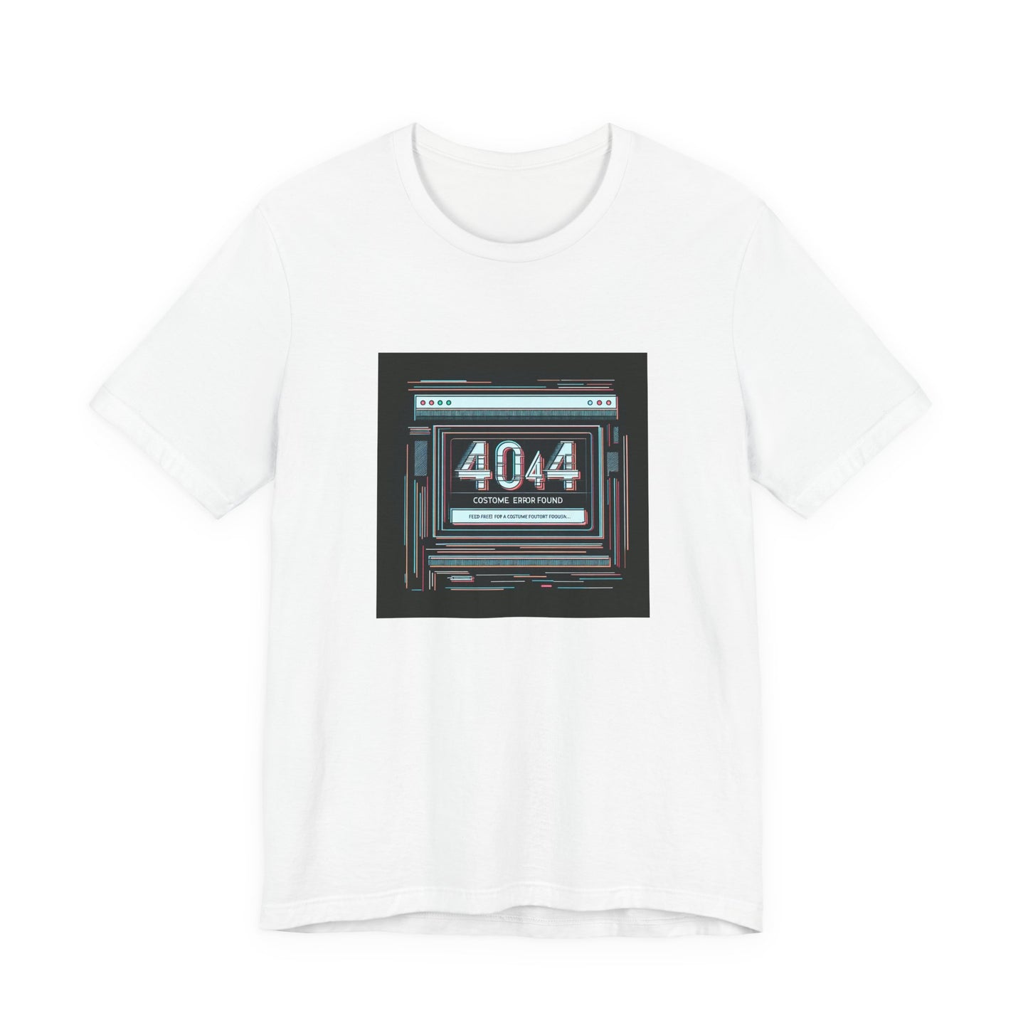 Tech Glitch Chic: 404 Costume Not Found T-Shirt