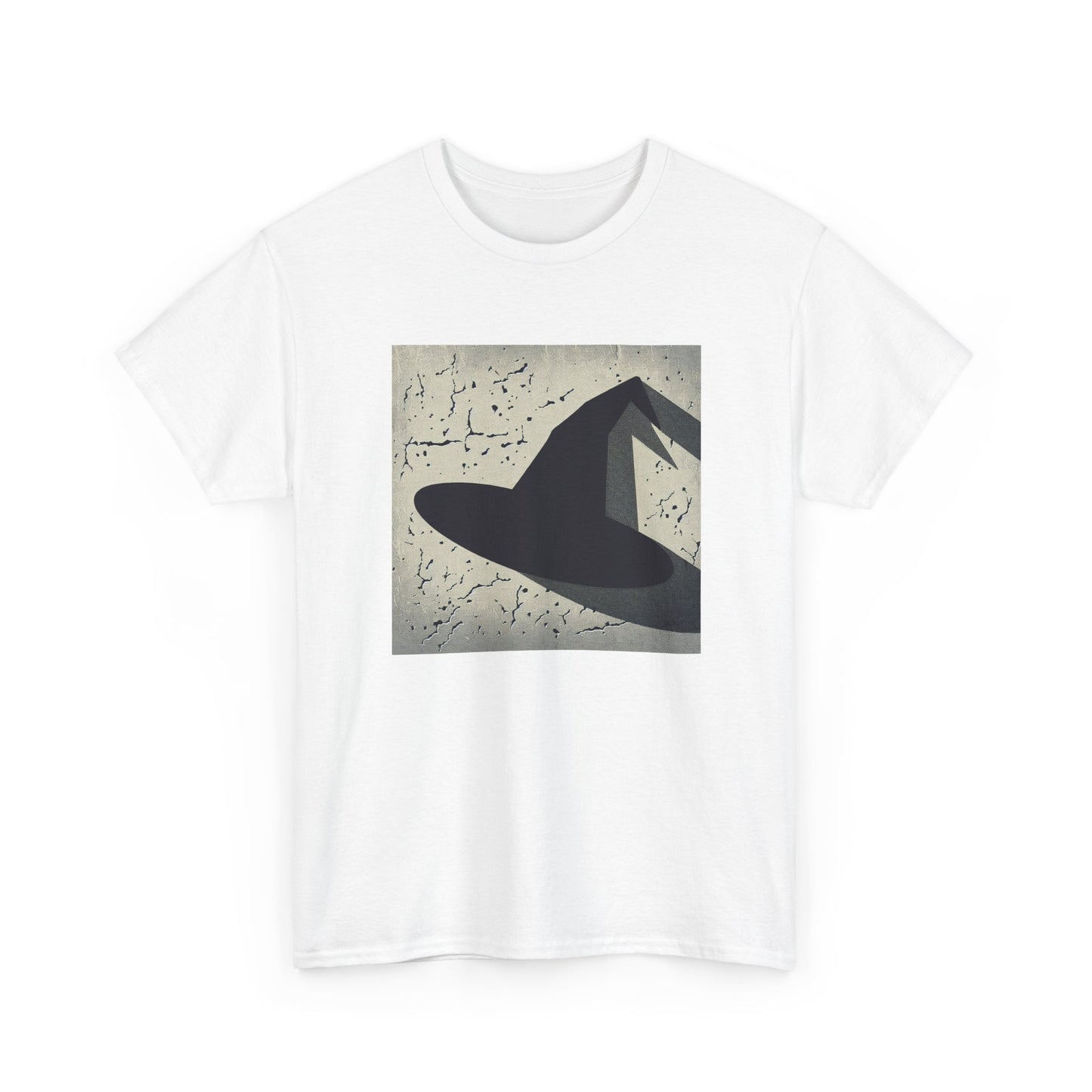 Whimsical Witchcraft: Shadows Cast on Textured Walls T-Shirt