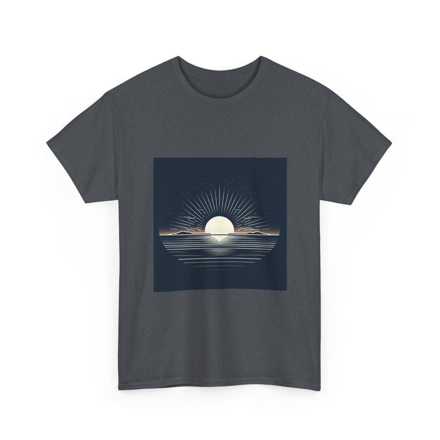 Rise and Shine: Horizon's Bold Vector Dawn T-Shirt