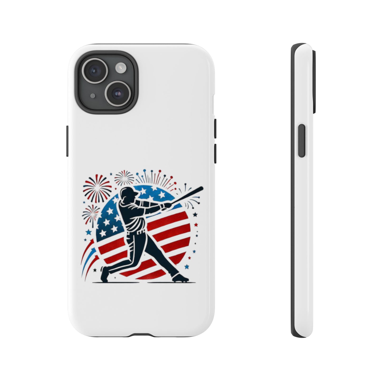July 4th Baseball design Tough Cases