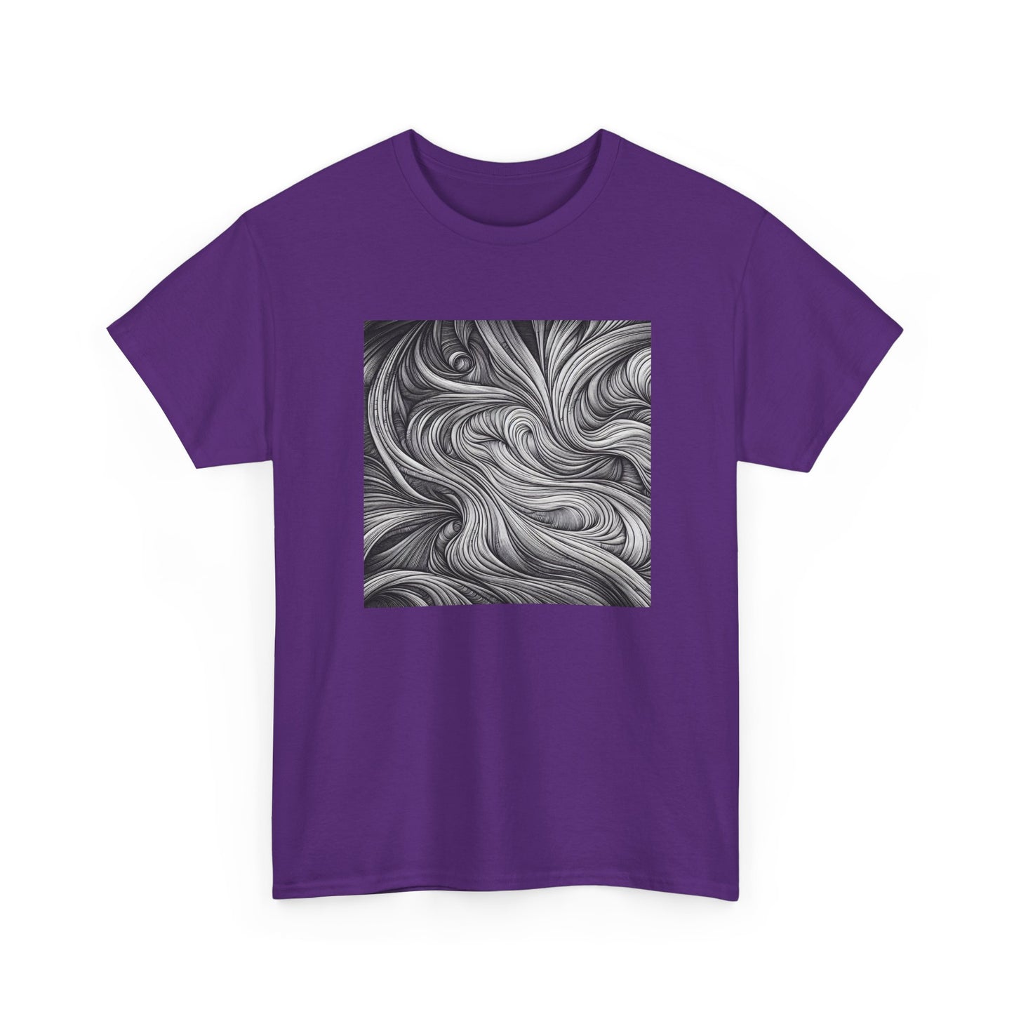 Flowing Lines: Art in Motion, Worn with Style T-Shirt