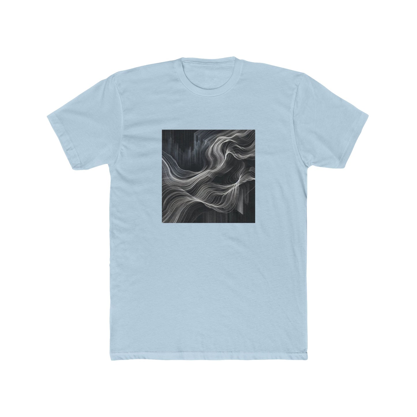 Flow Unleashed: Dynamic Line Art in Motion T-Shirt